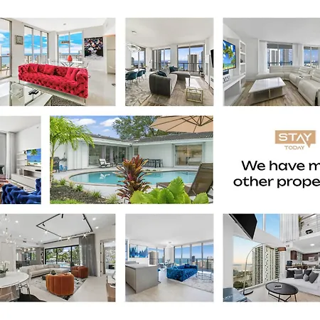 Hyde House - Luxury Waterfront 2Br 2Ba Apartment Suite With Direct Ocean View, Roof Top Pool, Resort Amenities Hollywood Exterior foto