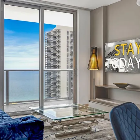 Hyde House - Luxury Waterfront 2Br 2Ba Apartment Suite With Direct Ocean View, Roof Top Pool, Resort Amenities Hollywood Exterior foto