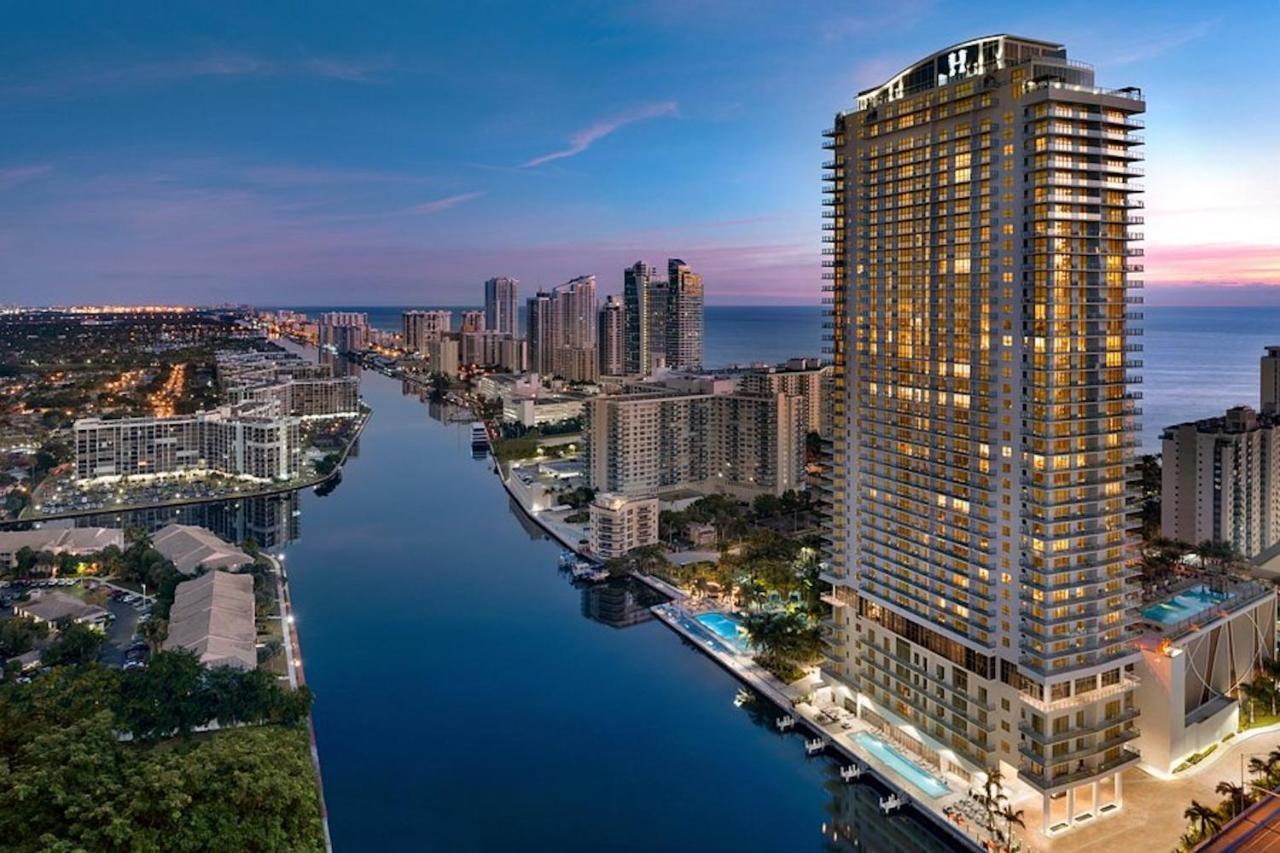Hyde House - Luxury Waterfront 2br 2ba With Direct Ocean View, Roof Pool, Amenities Apartment Hollywood